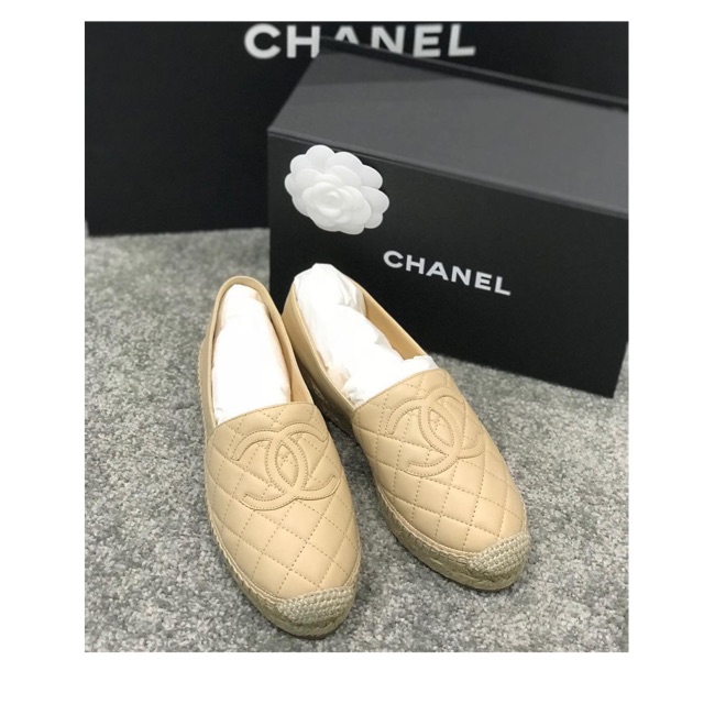 chanel quilted espadrilles