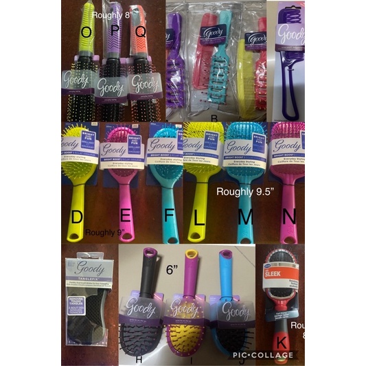 GOODY Big Hair Brush Plastic Paddle Round Comb Shopee Philippines