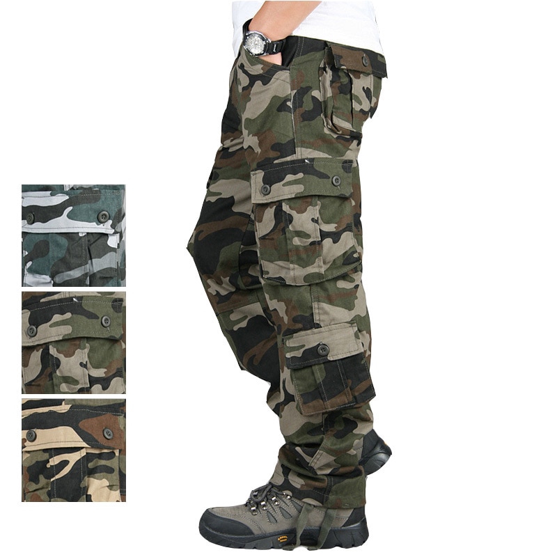 camo hiking pants