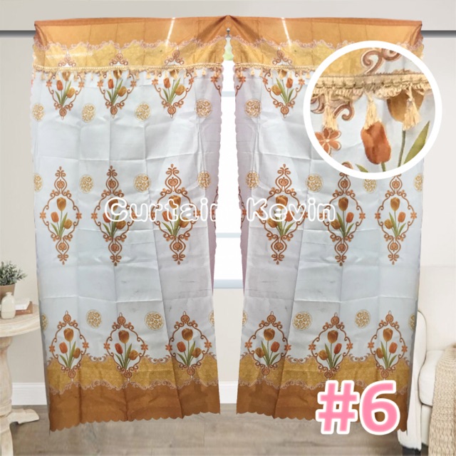 Kevin New Makapal Tassel Design Curtain New Arrival Kurtina For