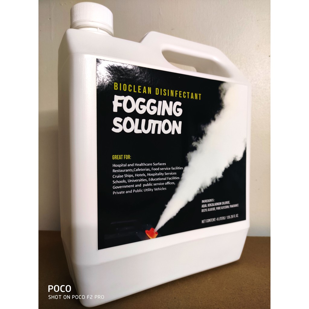 Fogging Disinfectant Solution LOWEST PRICE IN THE MARKET Shopee