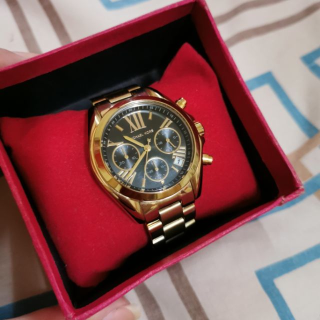 Actualizar 87+ imagen michael kors gold watch black face Thptnganamst