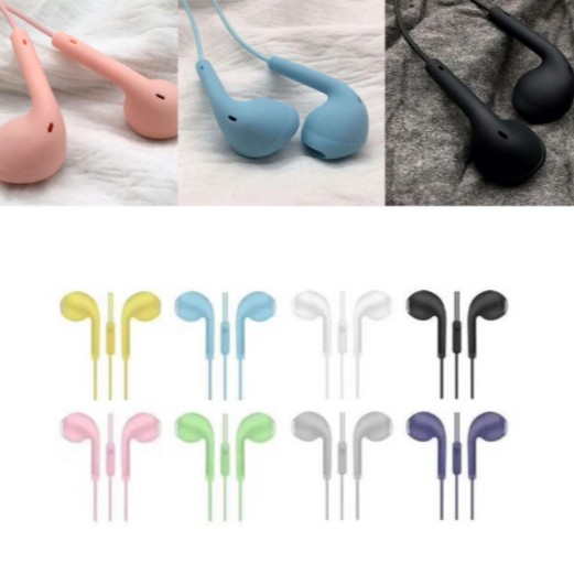 U19 Macaron Universal Headset with In-Line Multi-Function ear earphone