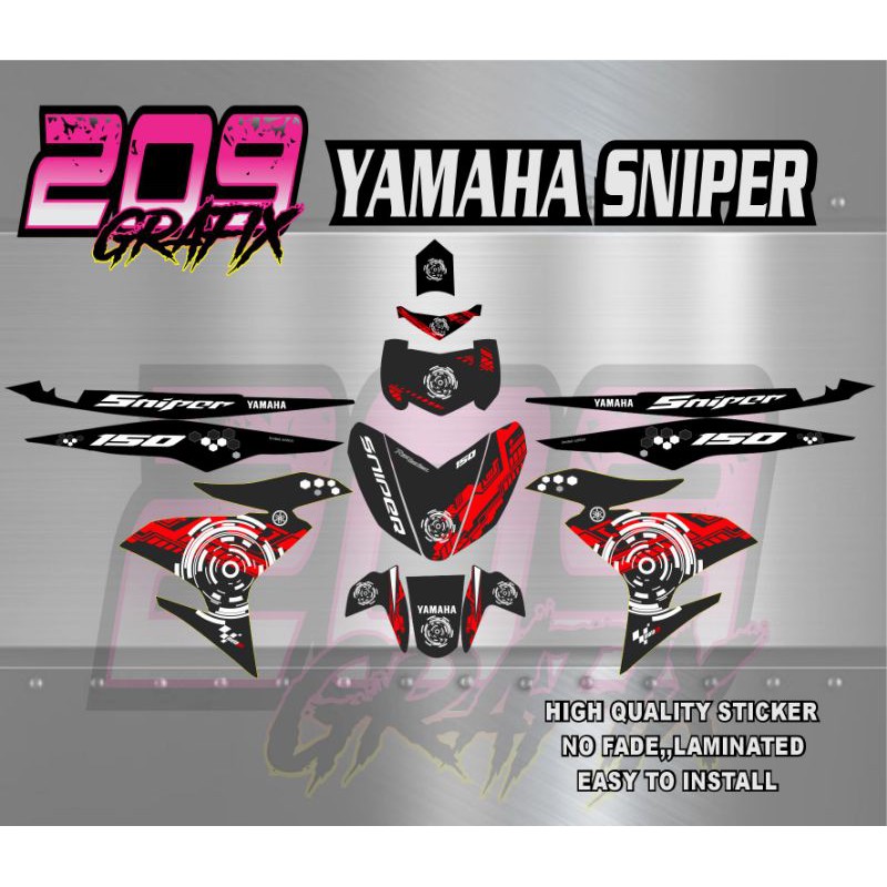 Yamaha sniper 150 decal sticker Shopee Philippines
