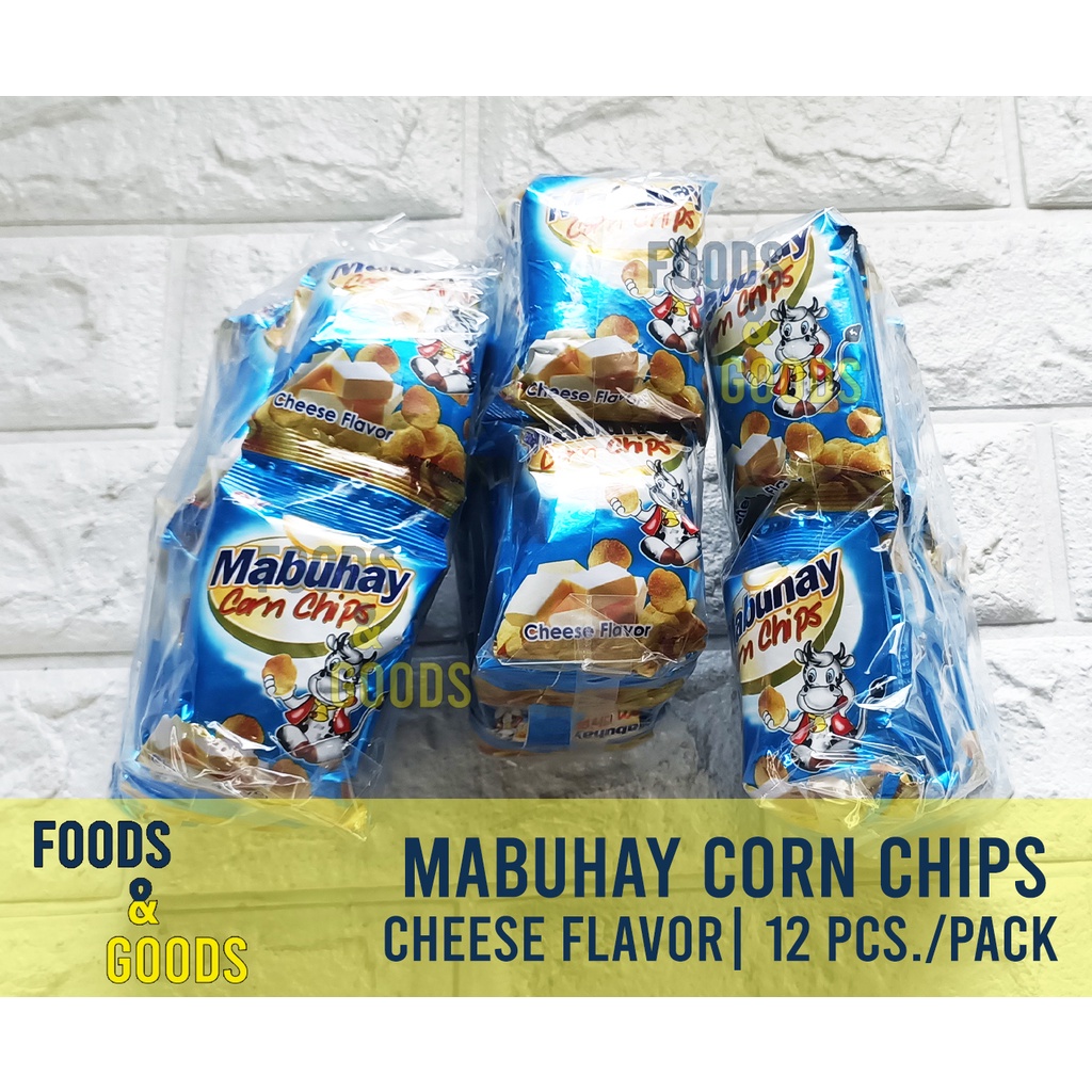Mabuhay Corn Chips Cheese Flavor 12 pcs./pack Shopee Philippines
