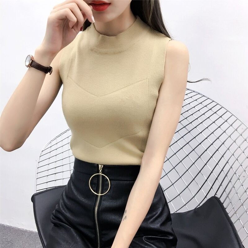 korean sleeveless top