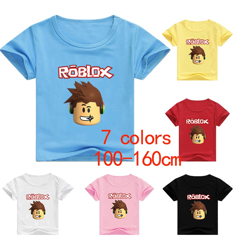 Roblox Series Kids Short Sleeves T Shirts 7 Colors 100 160cm - kids roblox t shirt personalised character design