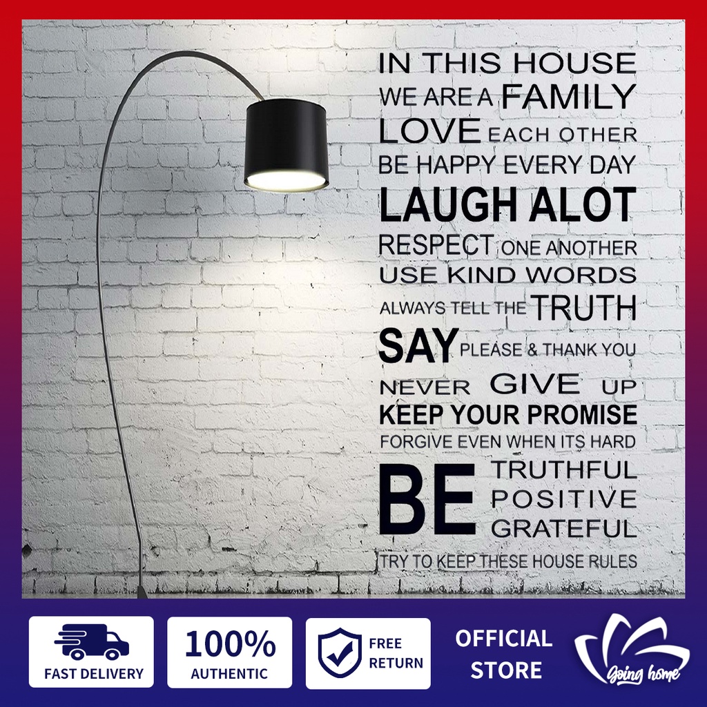 Large Quotes Wall Stickers Inspirational Wall Decals Motivational