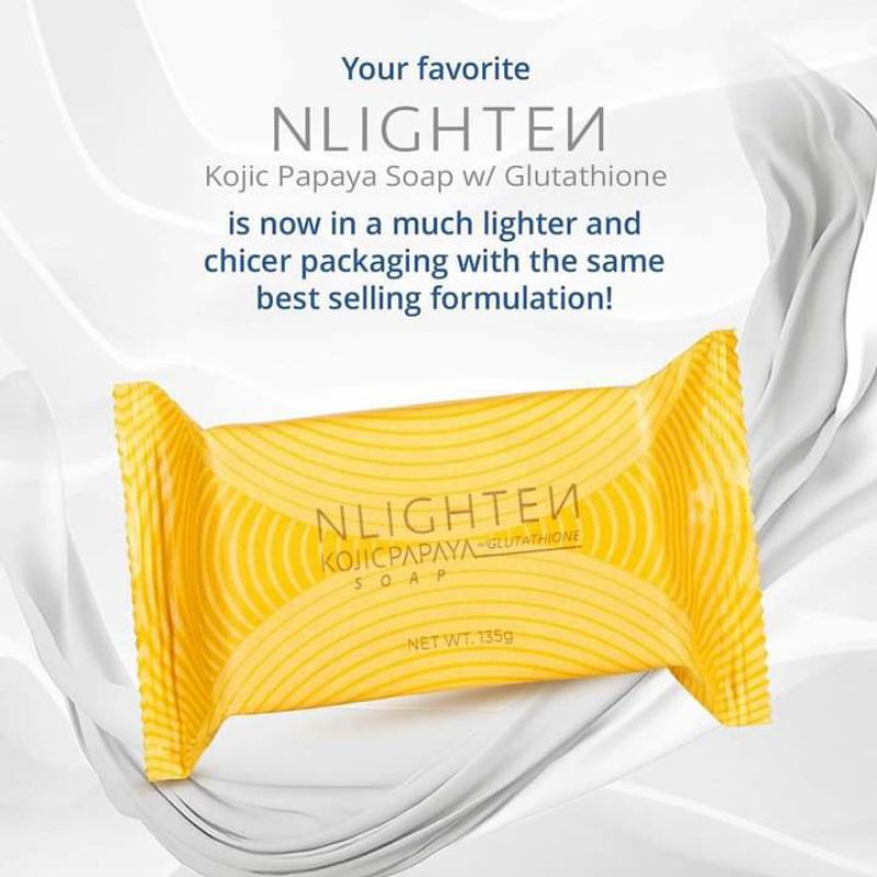 NWORLD NLighten Kojic Papaya Soap With Glutathione Shopee Philippines