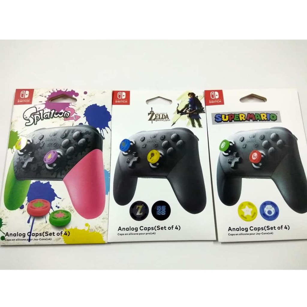 Hori Procon Analog Caps For Nintendo Switch Set Of 4 Shopee Philippines