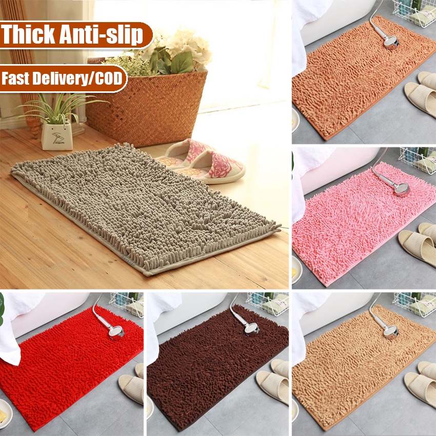 Door Entry Mat Absorbent Doormat Thick Anti-slip Bath Mat Hotel Kitchen Bathroom Rug