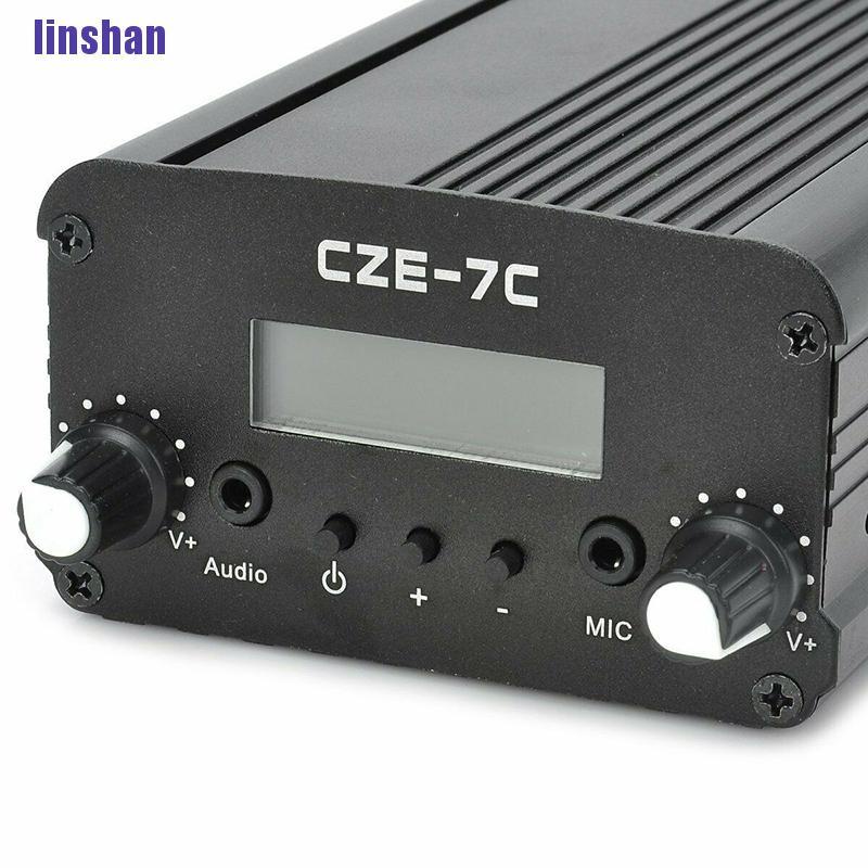 [Linshan] 1W/7W Stereo Audio Fm Transmitter Mini Radio Broadcast Pll ...