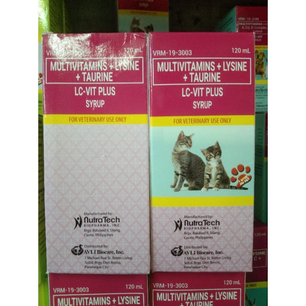 LCVIT PLUS SYRUP for Kitten/Cats 120ml Shopee Philippines