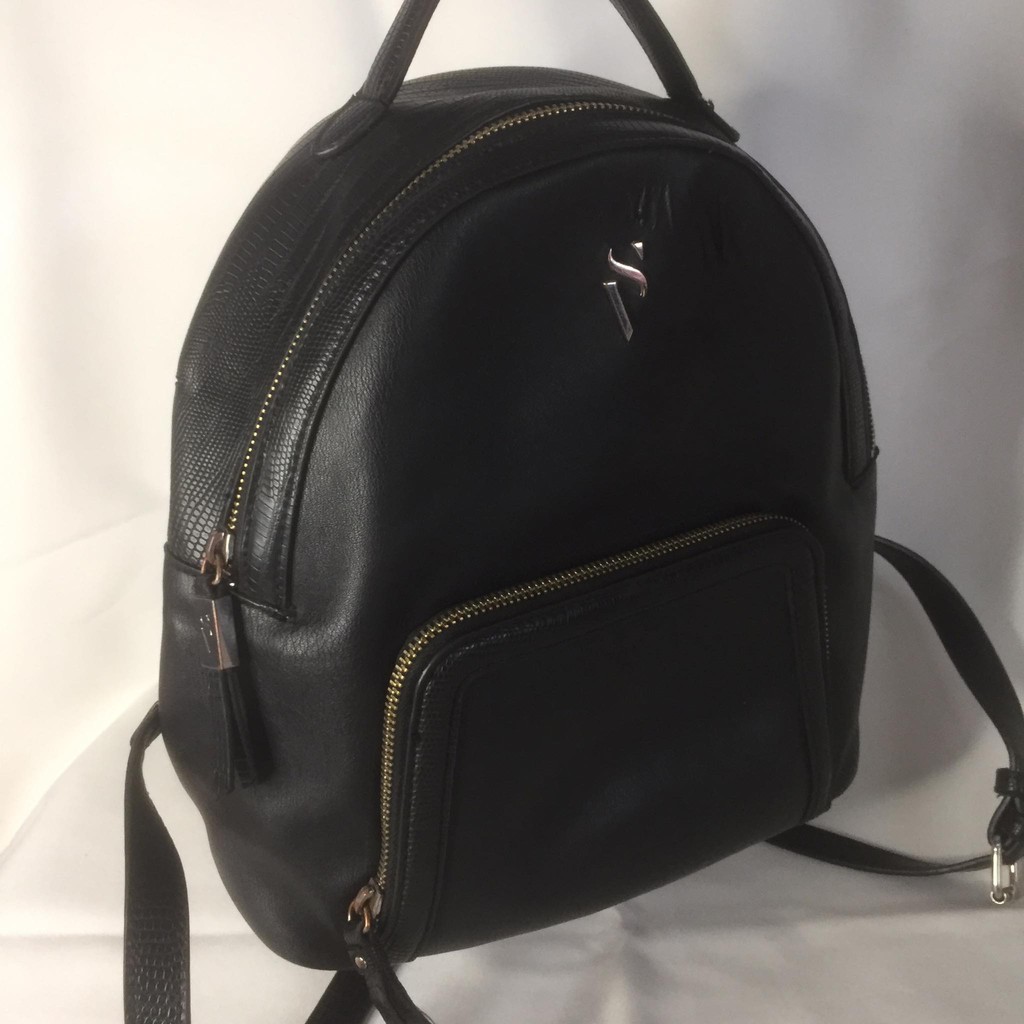 Simply Vera Vera Wang Backpack (Black) | Shopee Philippines
