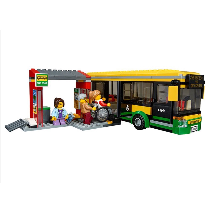 lego city town bus station