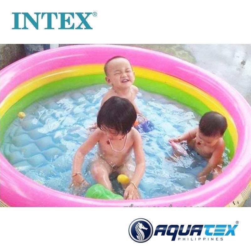 intex round inflatable pool