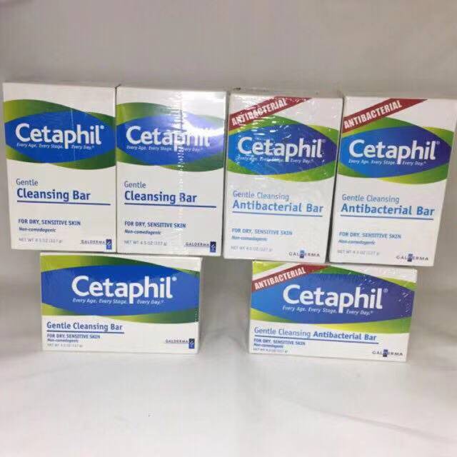 3 For 70.cetaphil Soap.cleansing Bar.antibacterial Bar. 