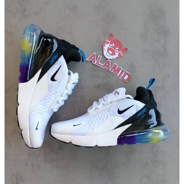 air max 270 white black photo blue