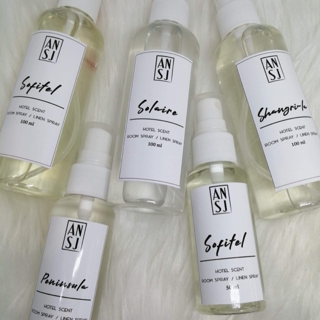 Linen Room Spray Hotel Scents Inspired