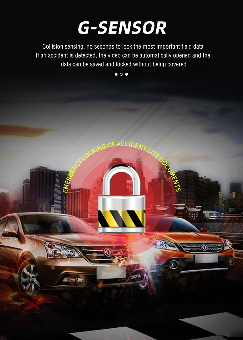 Asawin 24 Hours Night Vision Full Screen Dual Lens Rearview Mirror Dash ...