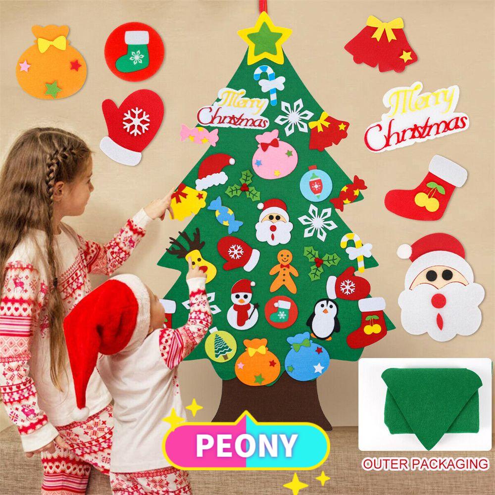 Christmas In Philippines 2022 For Kids Peony 2022 Mmanual Diy Party Supply Wall Hanging Felt Christmas Tree Set  New New Year Home Decor Kids Gift Merry Christmas Xmas Decor | Shopee  Philippines