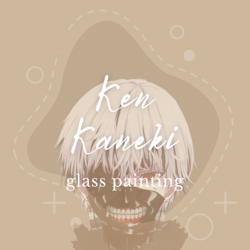 Ken Kaneki Glass Painting Tokyo Ghoul Shopee Philippines