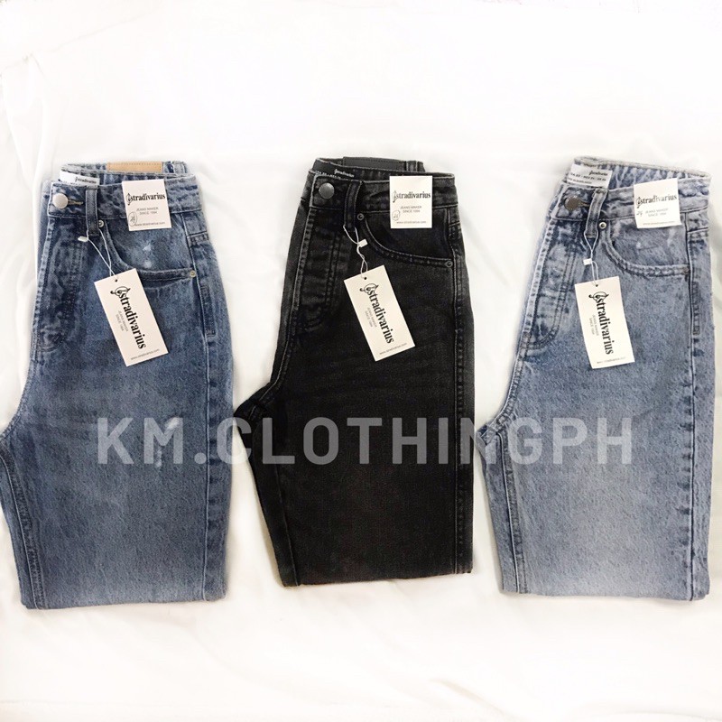high waist non stretch jeans