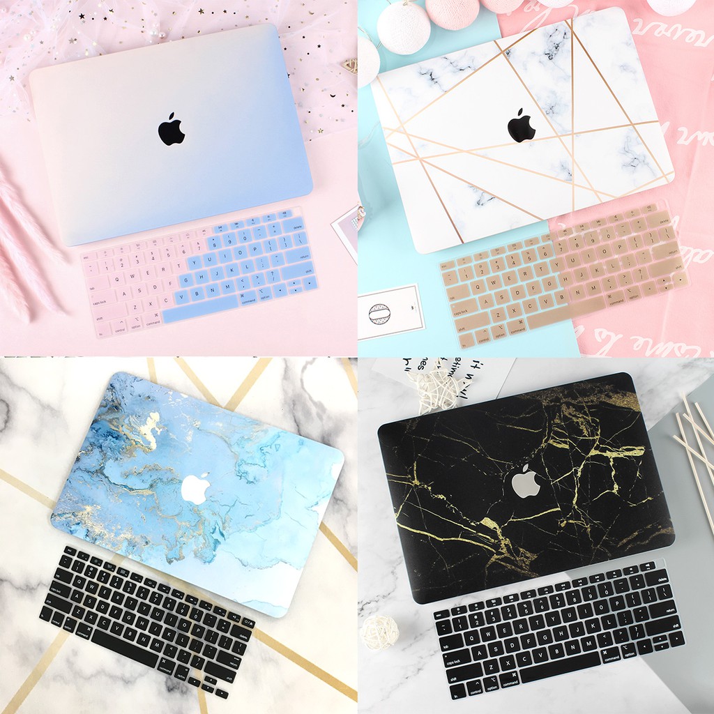 Marble Case for Apple MacBook Pro Air 13 15 2019 2018 With/Out Touch