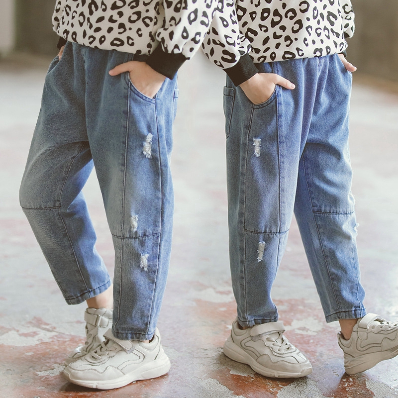 big girls ripped jeans