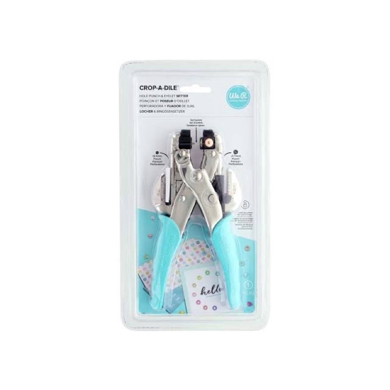 WRMK Cropadile Eyelet Setter Cropadile Hole Punch Eyelet Puncher Tool