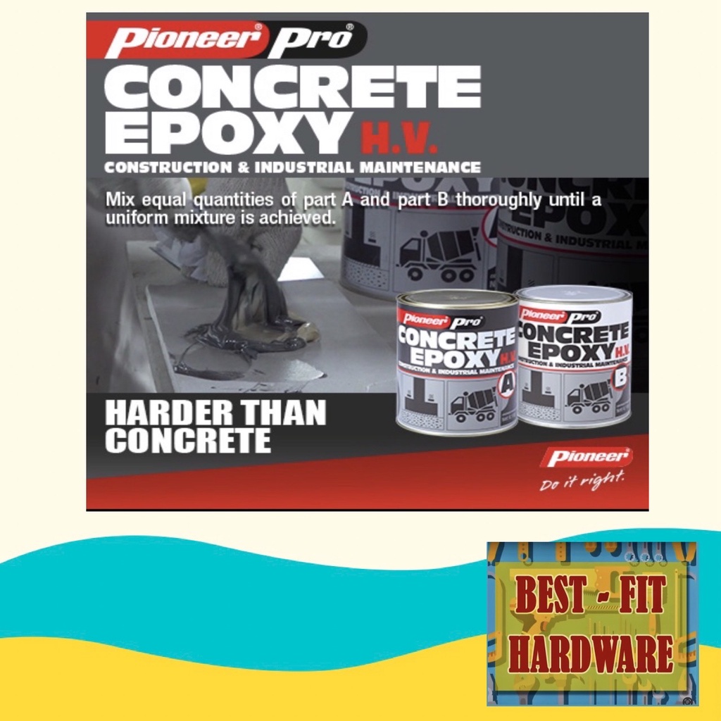 PIONEER CONCRETE EPOXY HV HIGH VISCOSITY CONSTRUCTION & INDUSTRIAL