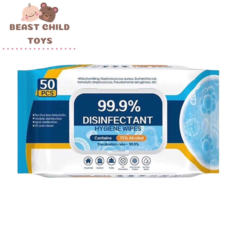 BCW 99.9 DISINFECTANT SANITARY WIPES/75Alcohol Disinfectant Wipes