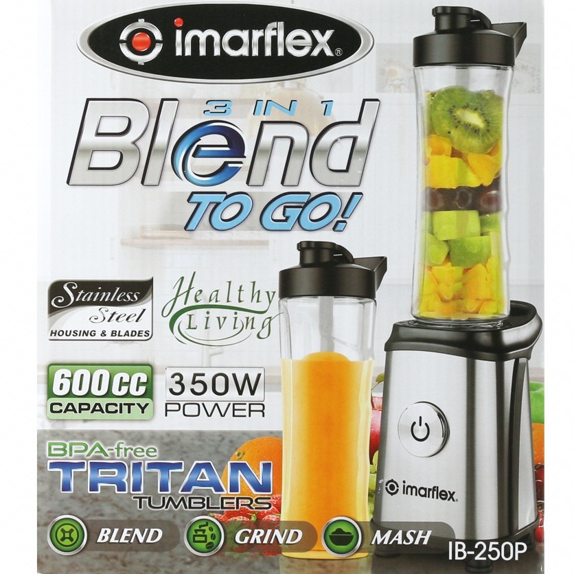Imarflex 3in1 Blend To Go IB250P Personal Blender Shopee Philippines