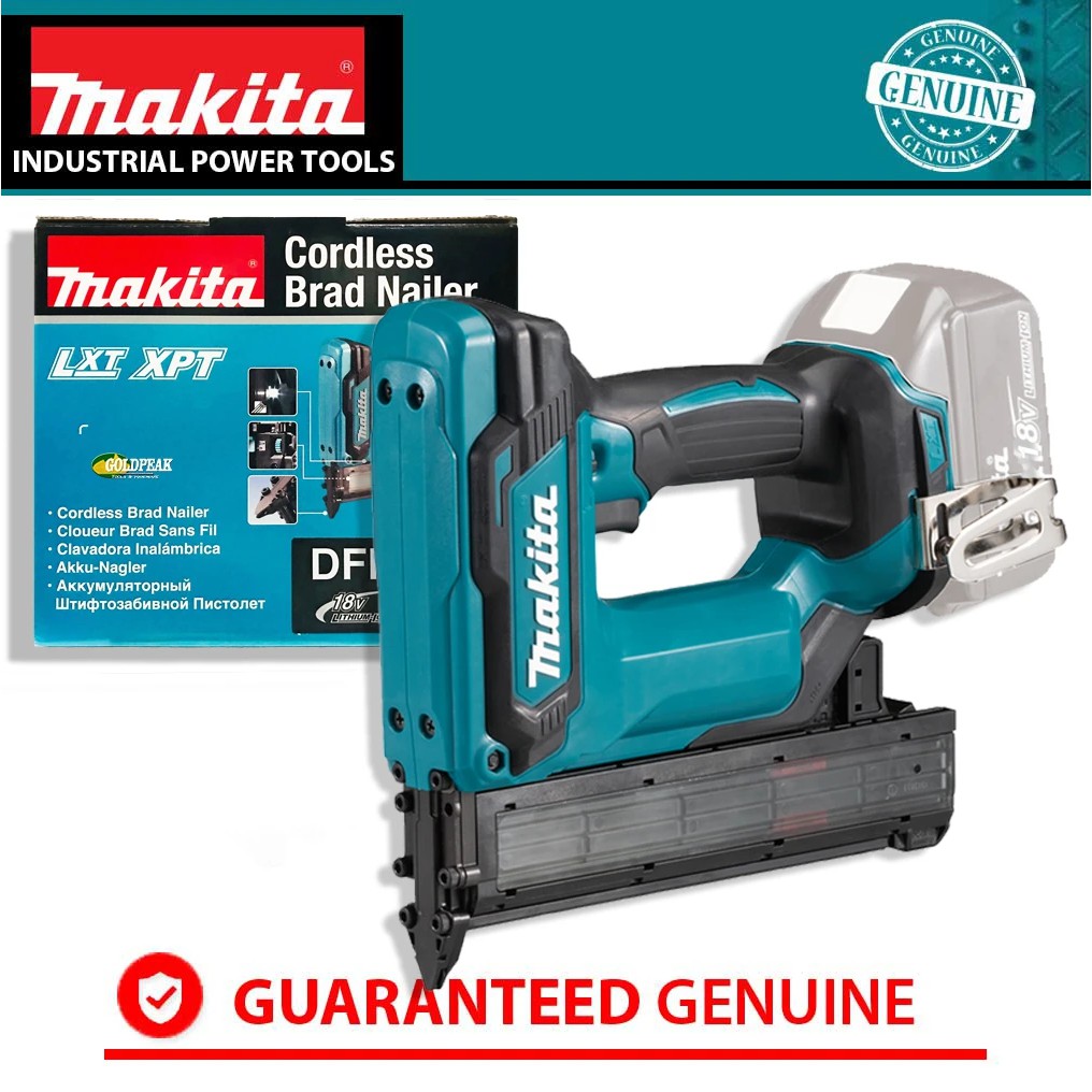 Makita DFN350Z 18V Cordless Brad Nailer LXT Series (Bare Tool) Shopee