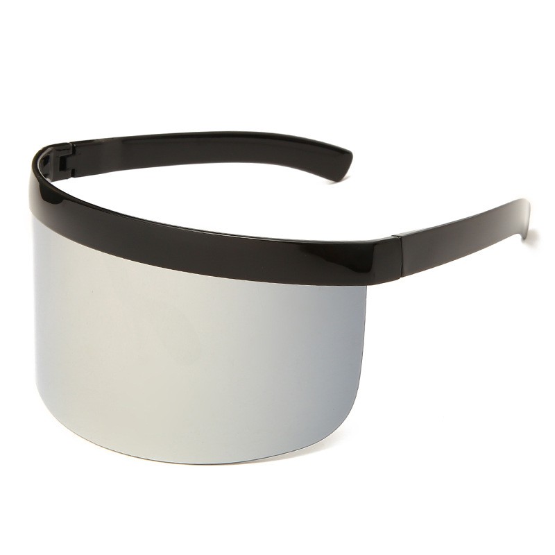 Oversized Exaggerated Sunglasses face Shield Visor Wrap ...