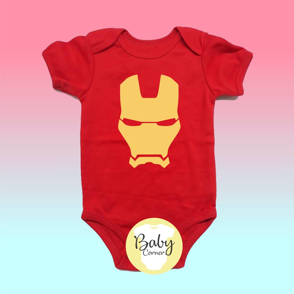 ironman baby onesie