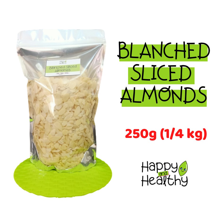 Blanched Sliced Almonds (250g) Shopee Philippines