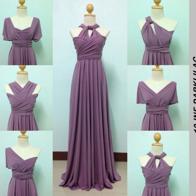 lavender infinity dress