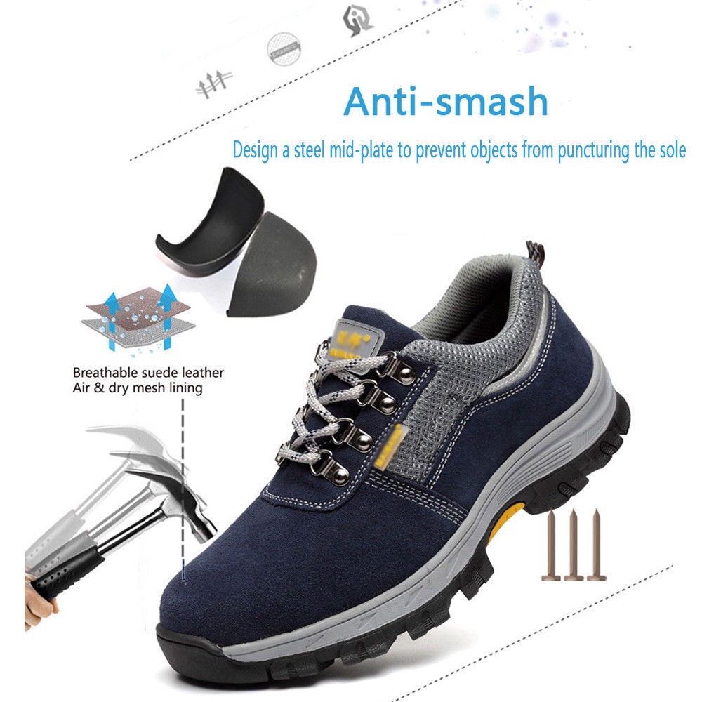 breathable steel toe work boots