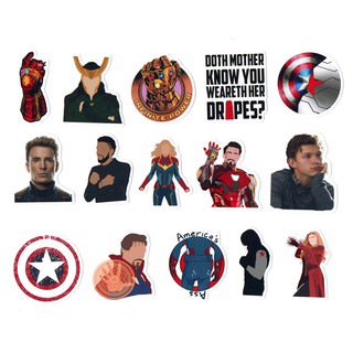 50 PCS| MARVEL CINEMATIC UNIVERSE MCU AVENGERS STICKERS LAPTOP LUGGAGE ...