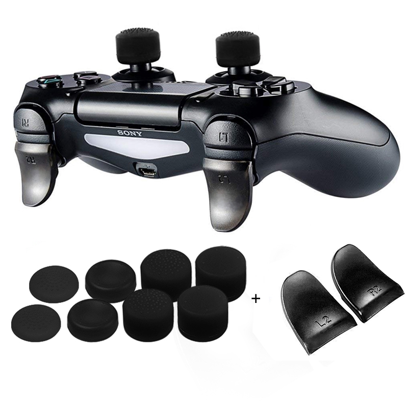 Handle extended button 3 Pairs Controller L2 R2 Extenders Buttons Trigger Extenders Buttons Trigger Extenders Compatible for PS4 Controller L2 R2 