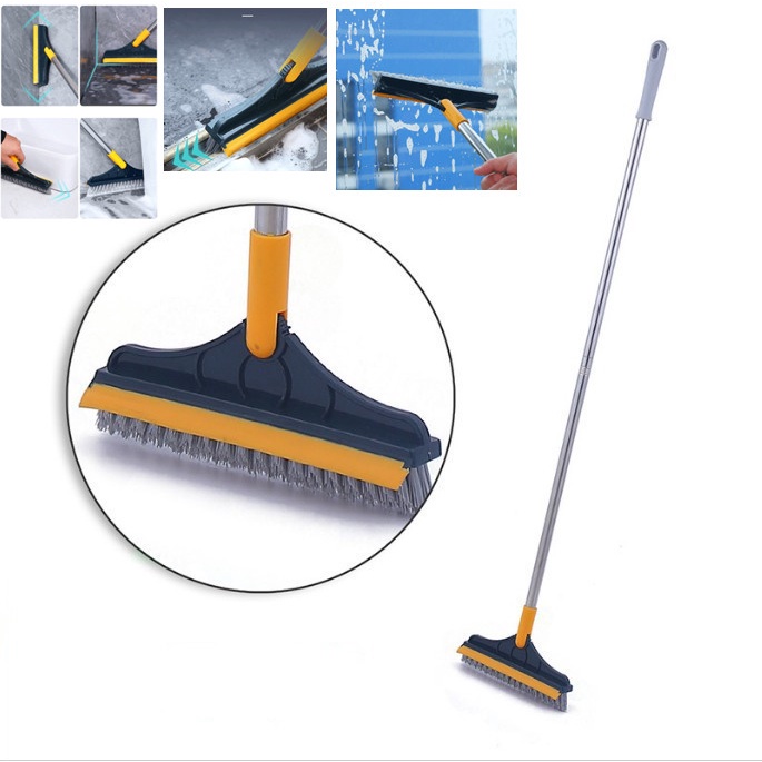 Multifunction Telescopic Wall Corner Gap Brush Crevice Floor Brush Push