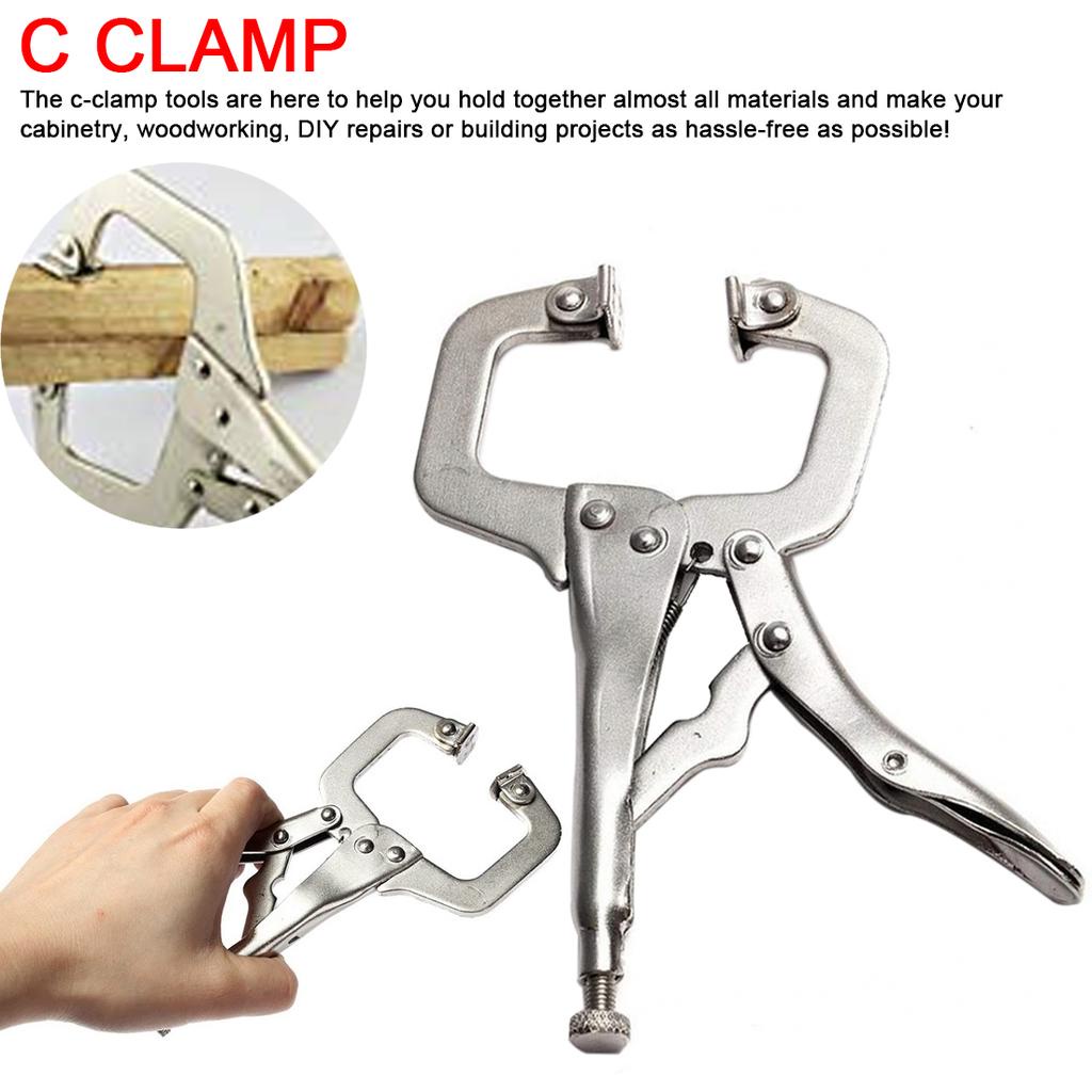 7inch A Quick-Clip DIY Repair Tool Spring Metal Steel Clamp Clip Jaw Opening Hand 