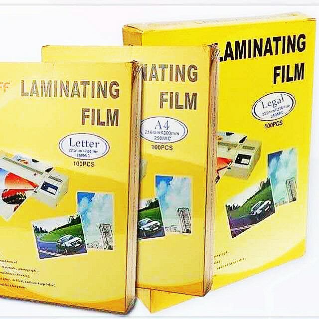LAMINATING FILM SHORT SIZE 125MIC/100PCS Shopee Philippines