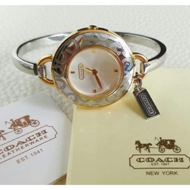 coach bangle watch