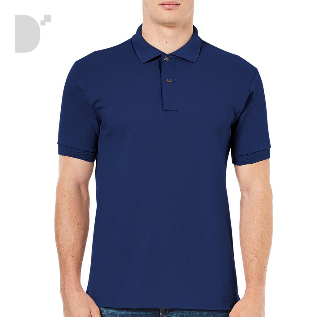 navy blue polo shirt