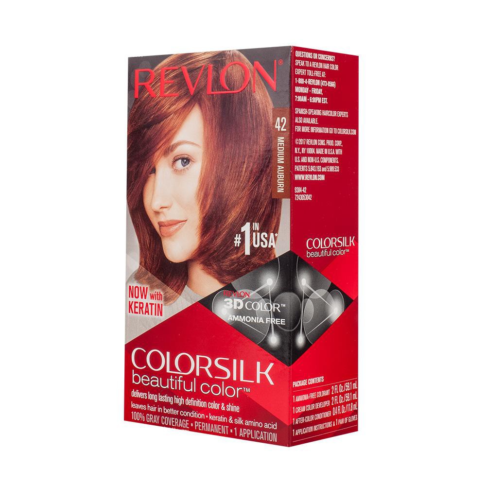 Revlon Colorsilk Hair Color Medium Auburn Shopee Philippines