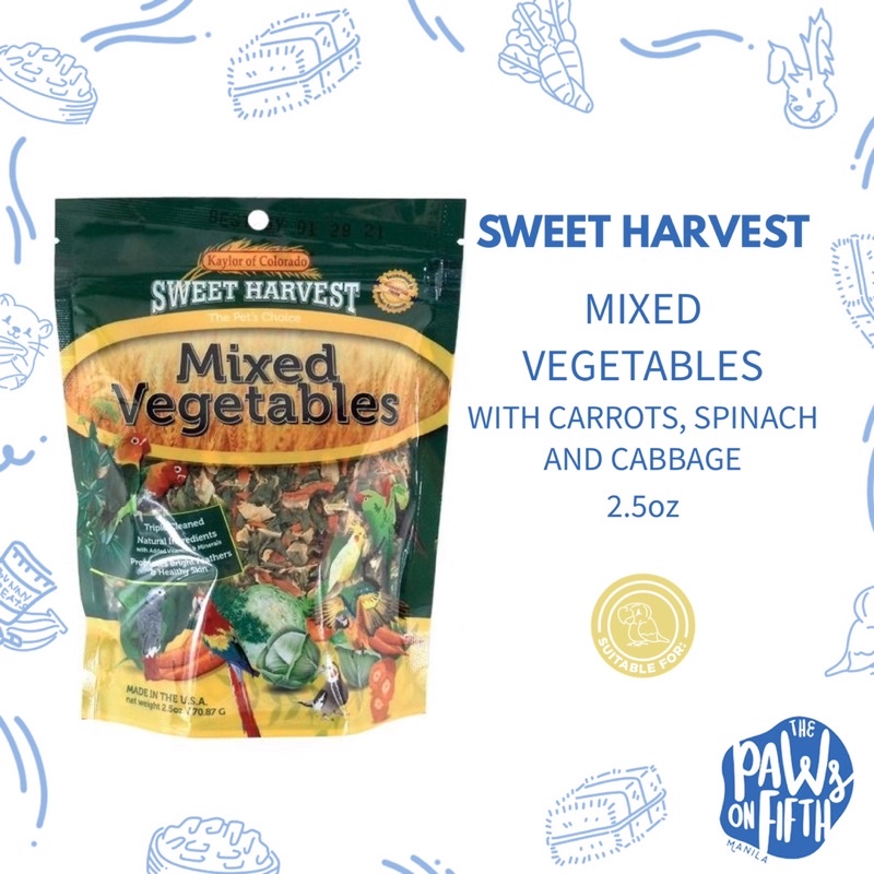 Sweet Harvest Treats (Mixed Vegetables / Fruit Mix / Chili Peppers) for Parrots #2