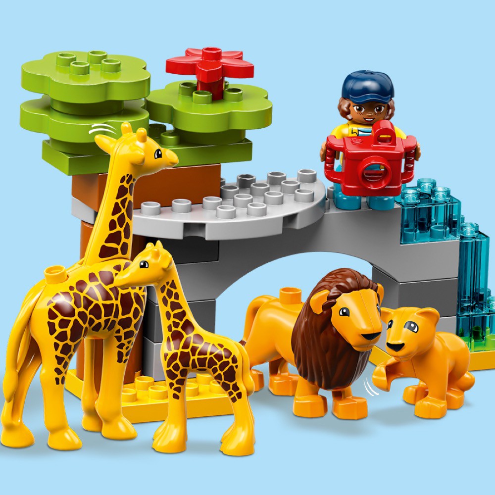 Building Sets 121 Pieces LEGO DUPLO Town World Animals 10907 Building ...