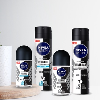 NIVEA Men Deodorant Black & White Fresh Roll On Deodorant for Men, 50ml #7